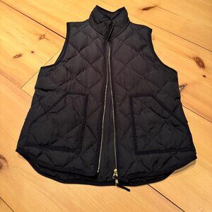 Women's Large Black Puffer Vest